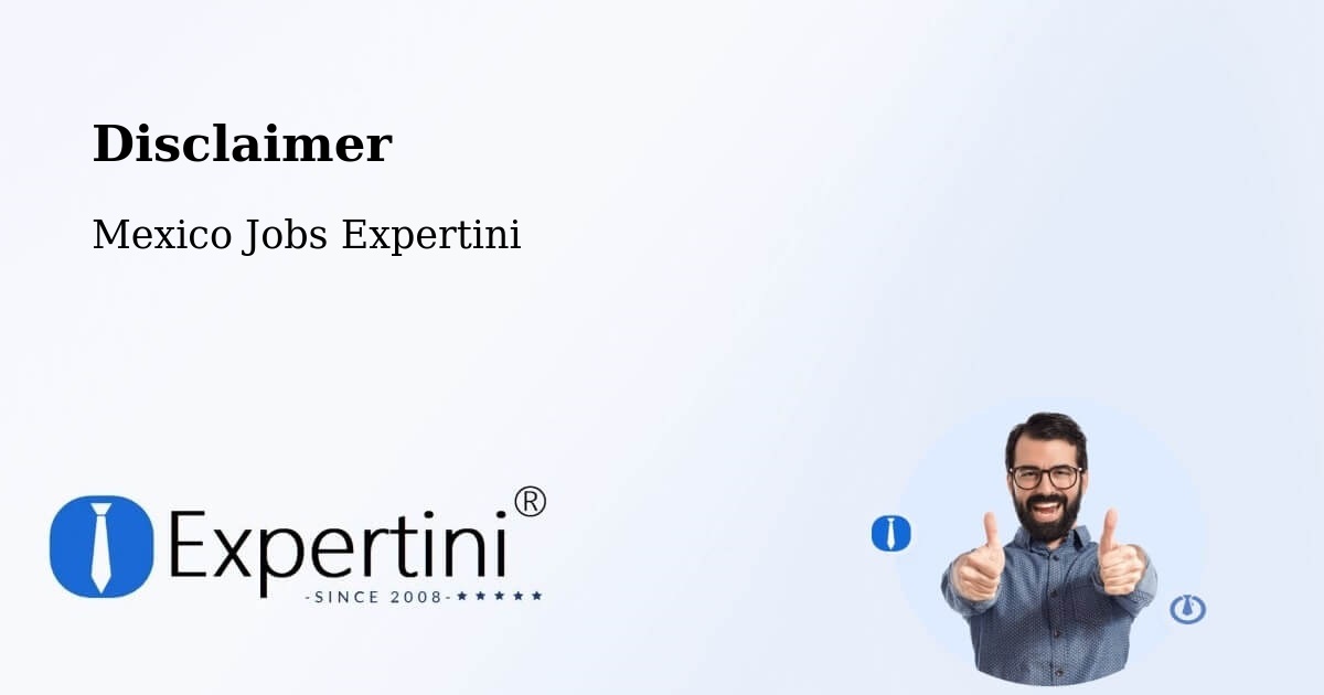Disclaimer – Taxtes - Mexico Jobs Expertini